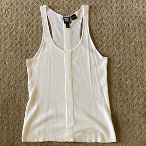 Worth white tank top with detail work